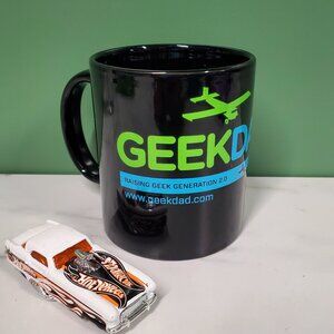 Geek Dad mug! *Hot Wheel For Size!*